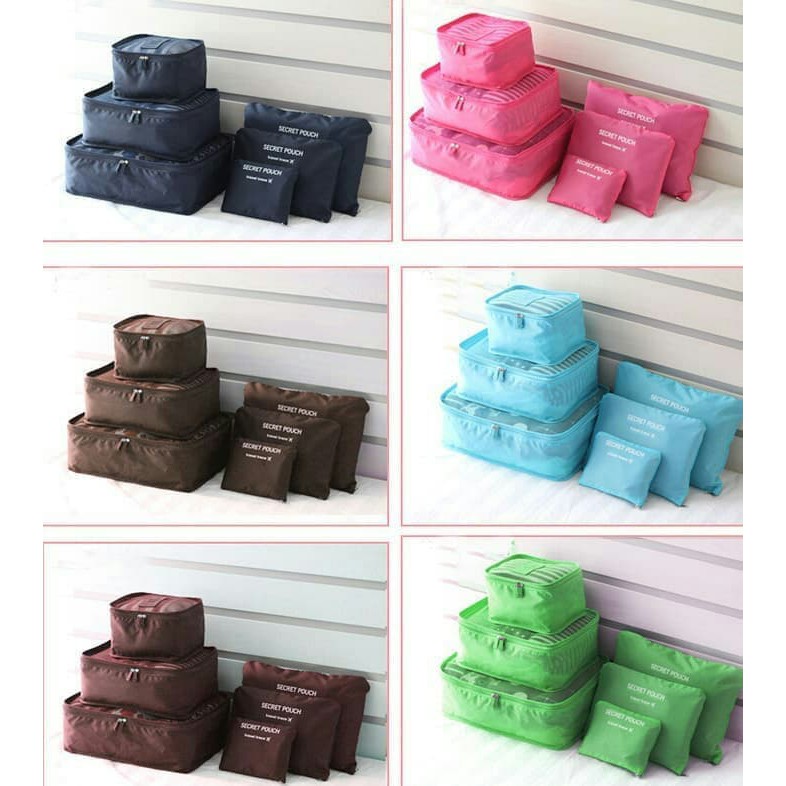 TAS TRAVELING 6 in 1 TRAVEL BAG IN BAG ORGANIZER