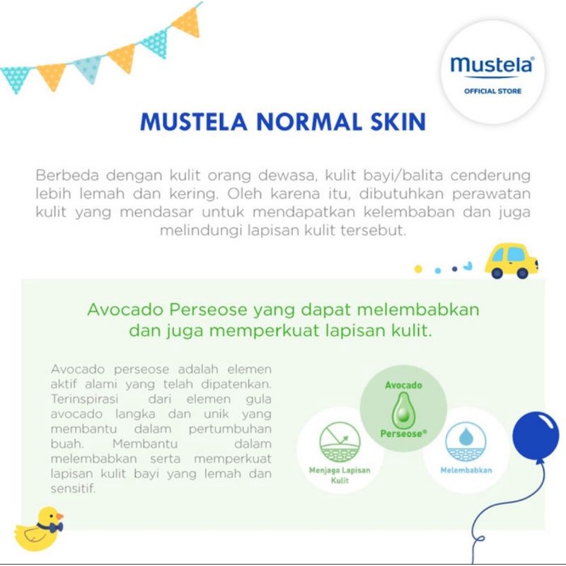 Mustela Bebe Gentle Cleansing Gel 200 ml/Sabun Mandi Bayi Mustela