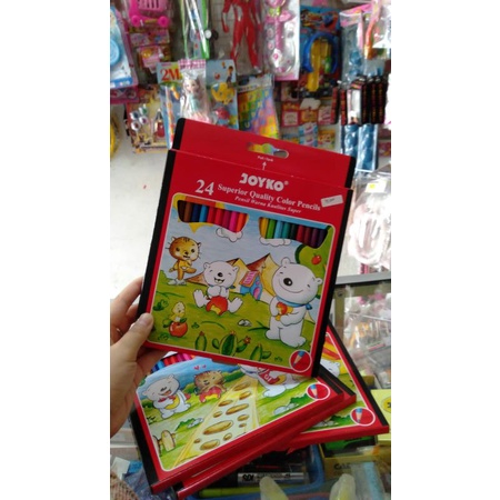 

pensil warna isi 24 warna/pensil warna joyko/pensil warna murah