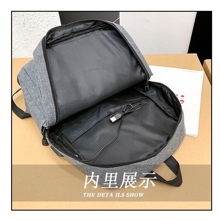 Asin829-TasTravel T112 Backpack Usb Charger Support / Tas Ransel Pria Punggung Laptop Import