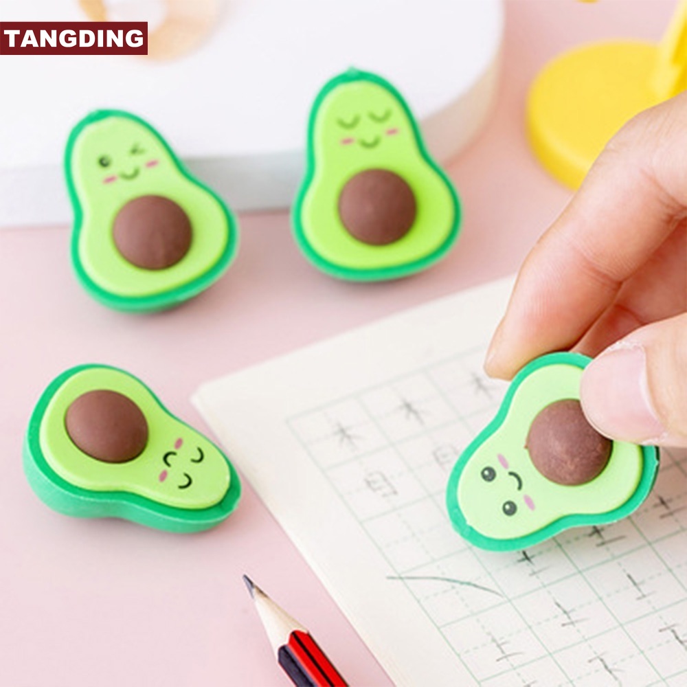 【COD Tangding】Avocado Rubber Student Creativity Fashion Stationery