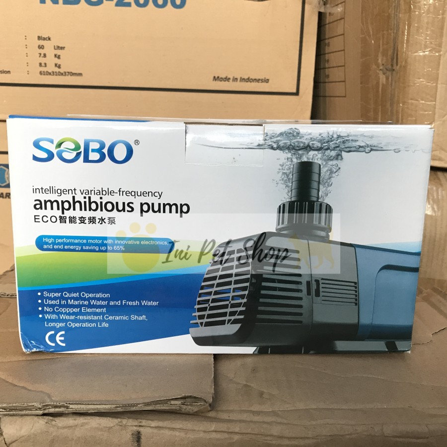 SOBO BO-6500E Pompa Air Celup Kolam / Aquarium | Amphibious Pump SOBO