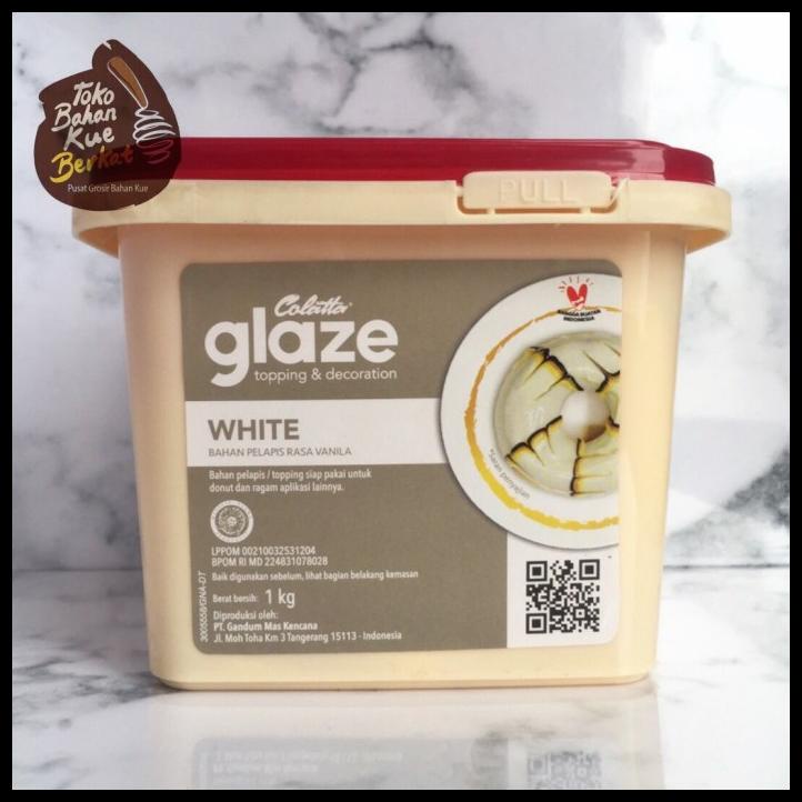 

TERBARUU!! colatta glaze white 1kg TERBARU