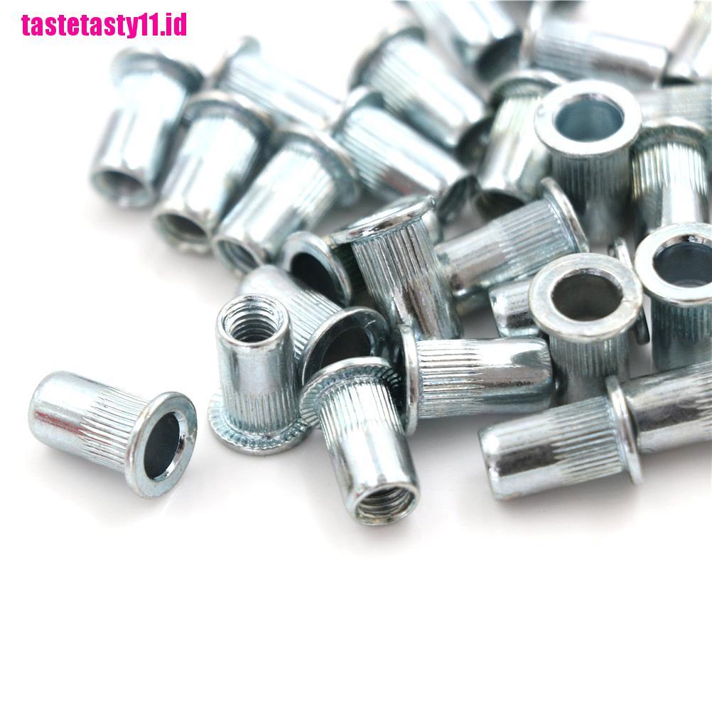 30 Pcs Mur Insert M5 Thread Biru Putih Bahan zinc M5 Benang Jahit