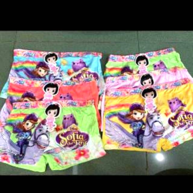 12PCS BOXER ANAK PEREMPUAN GAGAMI / LUSINAN