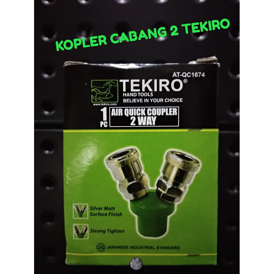 Quick Coupler Tekiro 2 way | Kopler Cabang 2 Tekiro