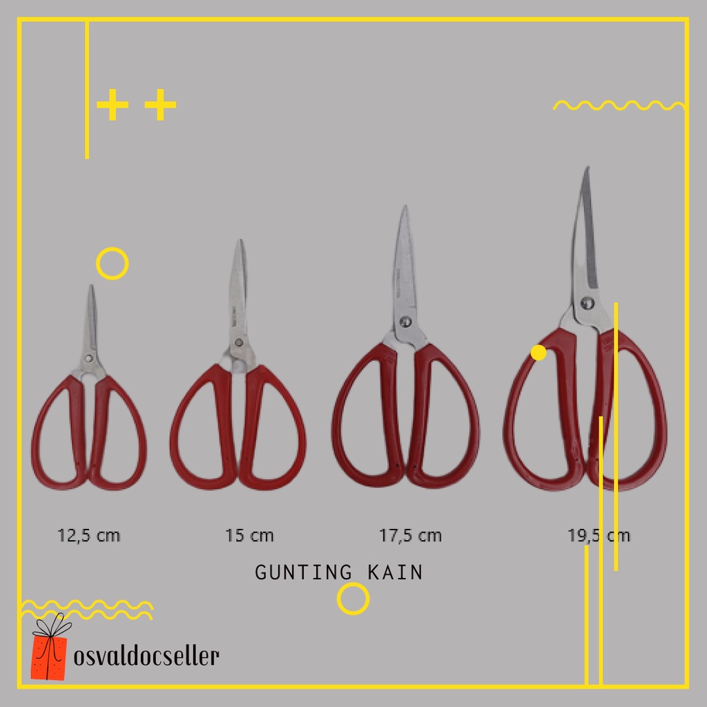 

Gunting Baja Ringan Untuk Potong Kain Ukuran 19.5 Cm | Gunting Penjahit | Dapur | Serbaguna | Scissors | Multifungsi | Tajam | Penjahit | Besar | Kodok | Merah | Tailor | Osvaldocseller