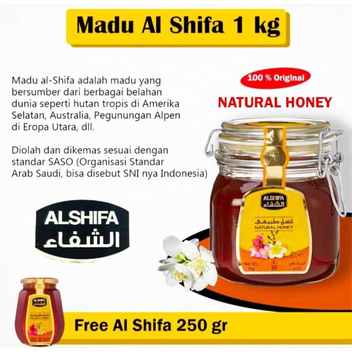 

Madu Alshifa Promo Kemasan 1 Kg