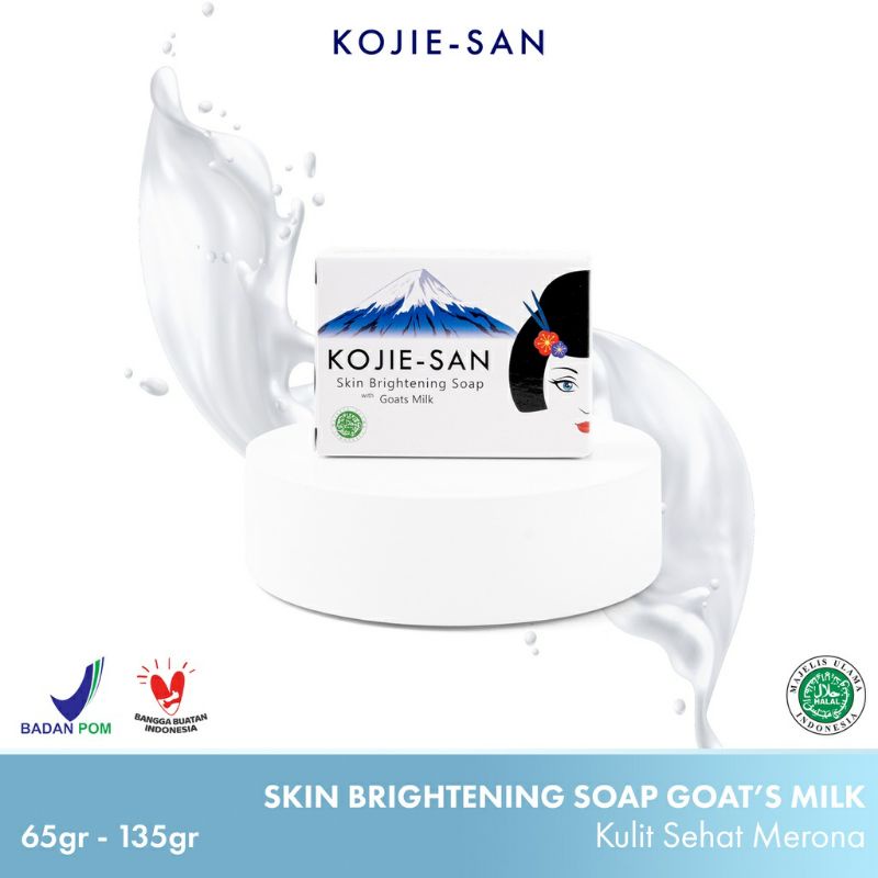 KOJIE SAN BRIGHTENING SOAP GOAT MILK/KOJIC [𝗕𝗣𝗢𝗠]