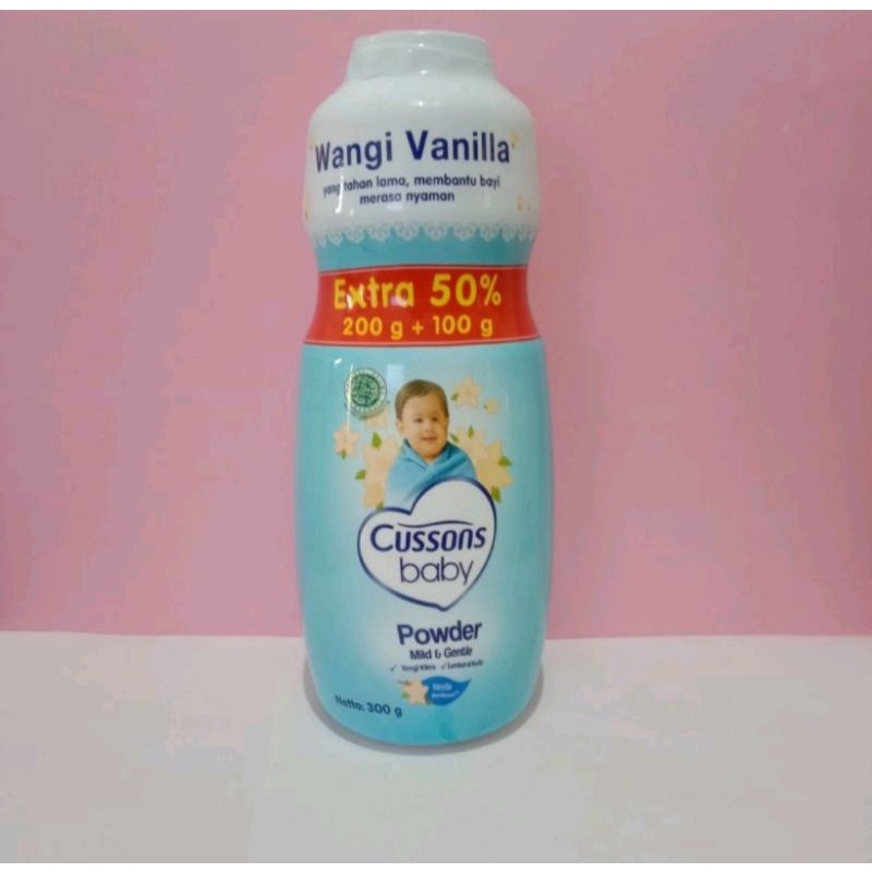 Cussons Baby Powder Bedak Tabur Extra 200gr+60gr