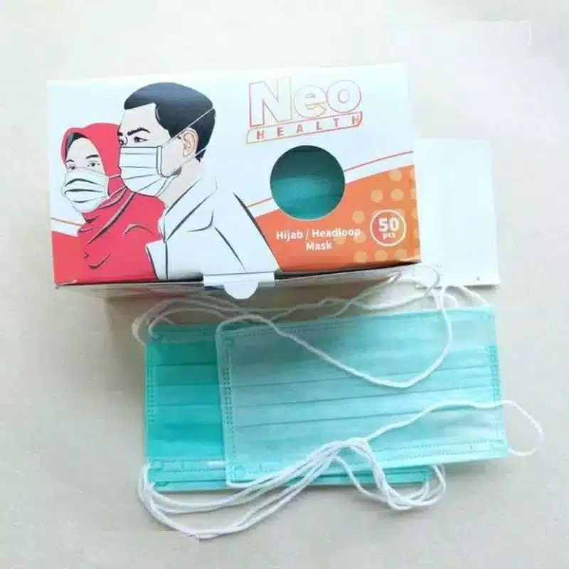 Masker Hijab Neo isi 50pcs [HeadLoop]