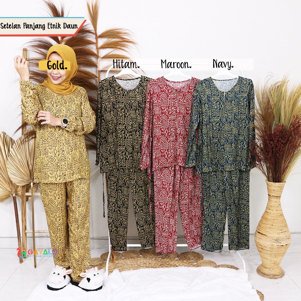  DASTER  SETELAN PANJANG HOMEYDRESS SETELAN PREMIUM BAJU  
