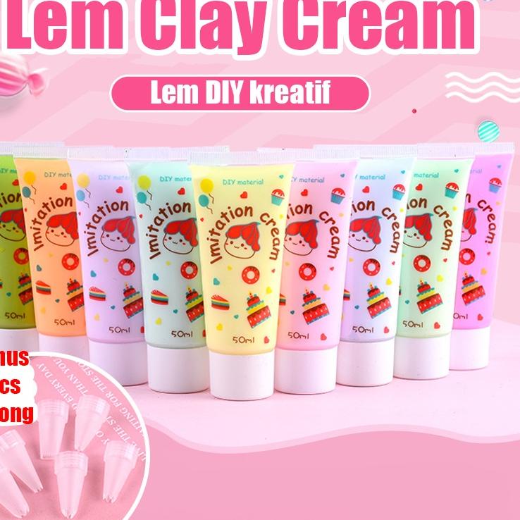 Berkualitas DECO CREAM / LIQUID CLAY / FAKE WHIPPED CREAM / SIMULATION CREAM .,