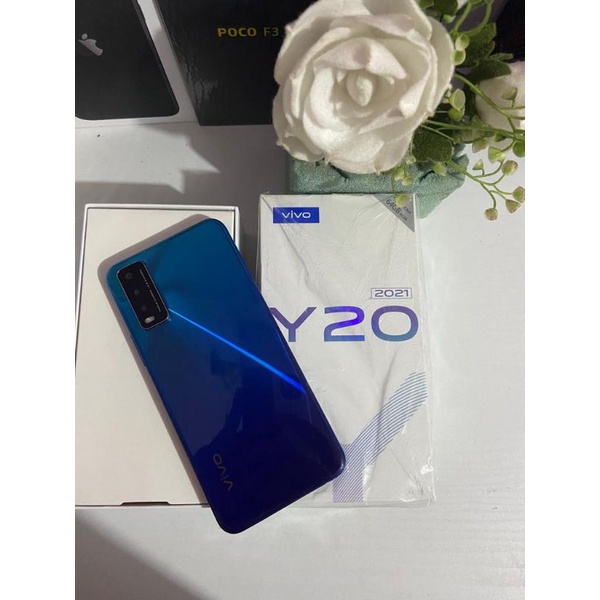 handphone scound murah  like new fullset vivo y20 ram 4/64 scound rasa baru
