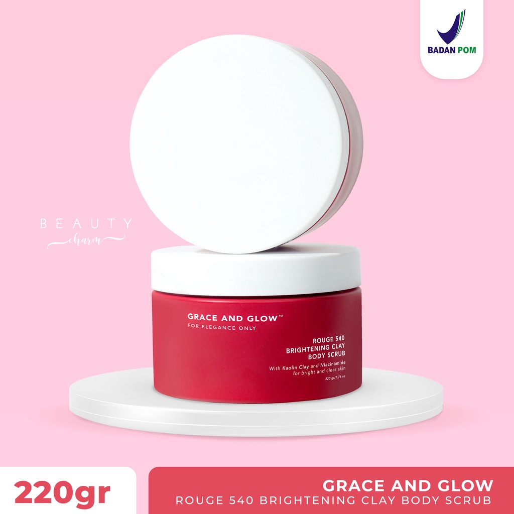 Grace and Glow Rouge 540 Brightening Clay Body Scrub