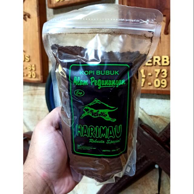 Kopi bubuk ROBUSTA SPECIAL cap HARIMAU Nett.250grm