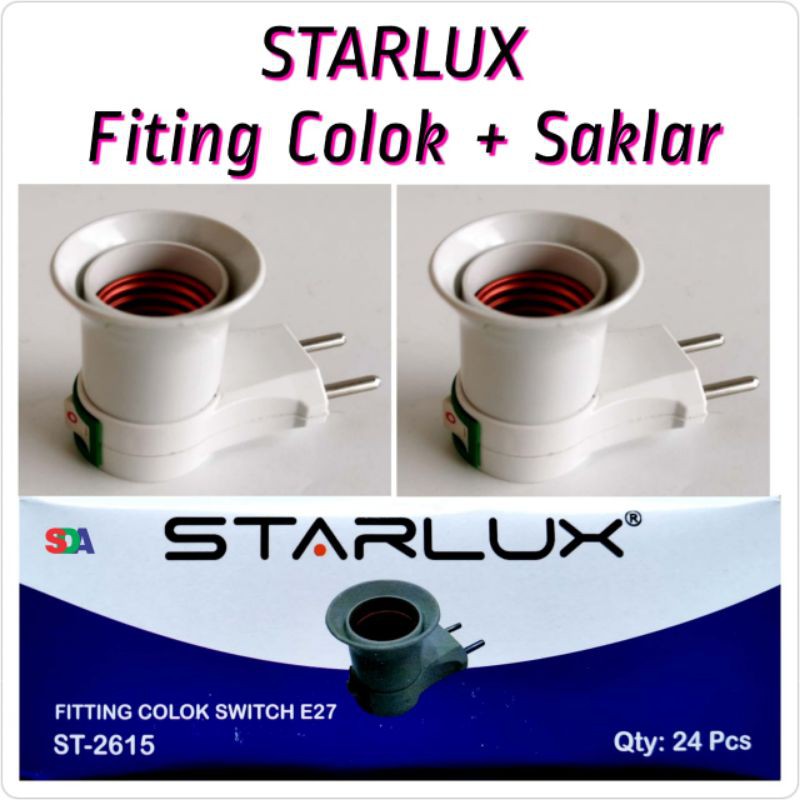 ATN Fitting Colok + Saklar