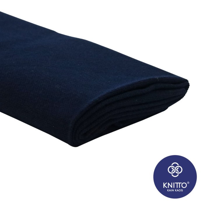 KAIN COMBED PIQUE DIAMOND 30S NAVY (BAHAN KAOS)