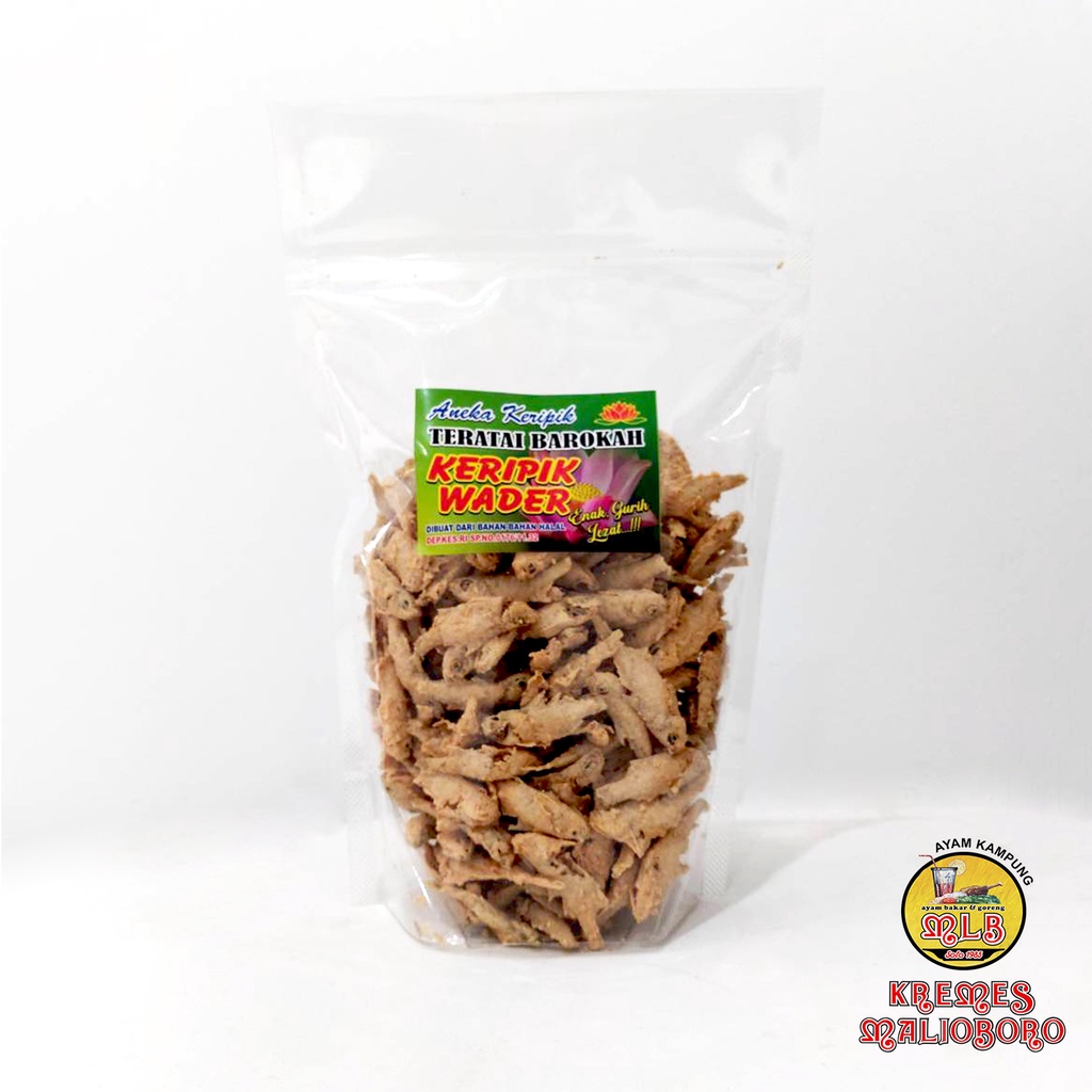 

Keripik Wader Teratai Barokah 200g Snack Cemilan Kripik Ikan