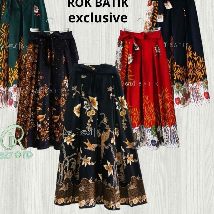 Big Sale.. ROK BATIK PAYUNG ROK CIBULAN ROK MODERN BAWAHAN WANITA ROK PAYUNG  ROK BATIK TERBARU ROK 