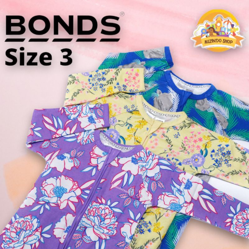 BONDS Wondersuit Size 3 Years ORIGINAL