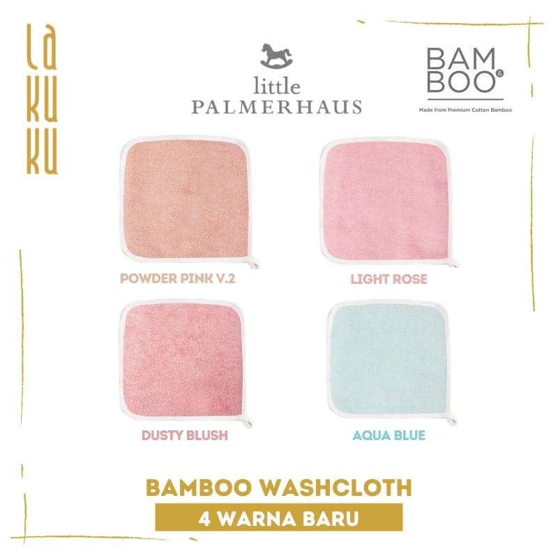 Washcloth BAMBOO little palmerhaus - sapu tangan bayi handuk kecil serbaguna bahan bamboo