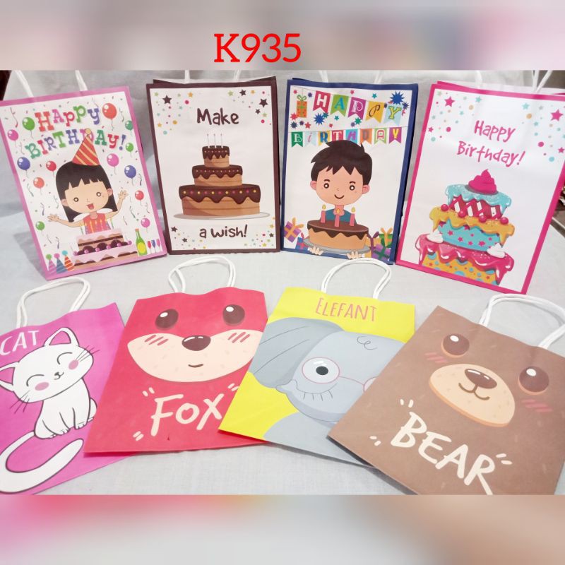 

Paperbag Ultah Kecil uk 21x15