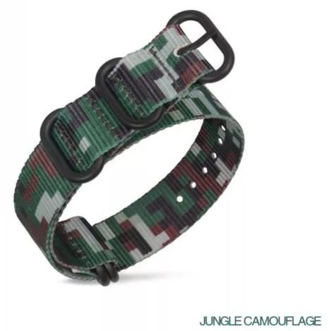 Nylon NATO ZULU For Garmin Fenix 3 D2 - strap tali jam band CAMO green