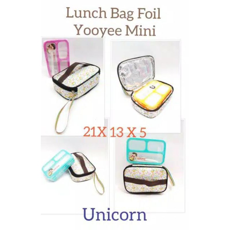 Lunch Bag Yooye Mini Full Foil/ Tas Bekal Yooyee Mini sy19 S1