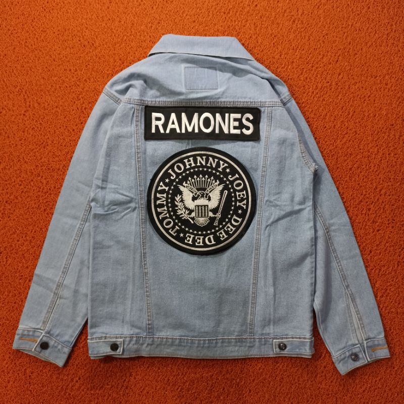 BACKPATCH BORDIR RAMONES SATU SET TERLARIS ( + SLAYER )