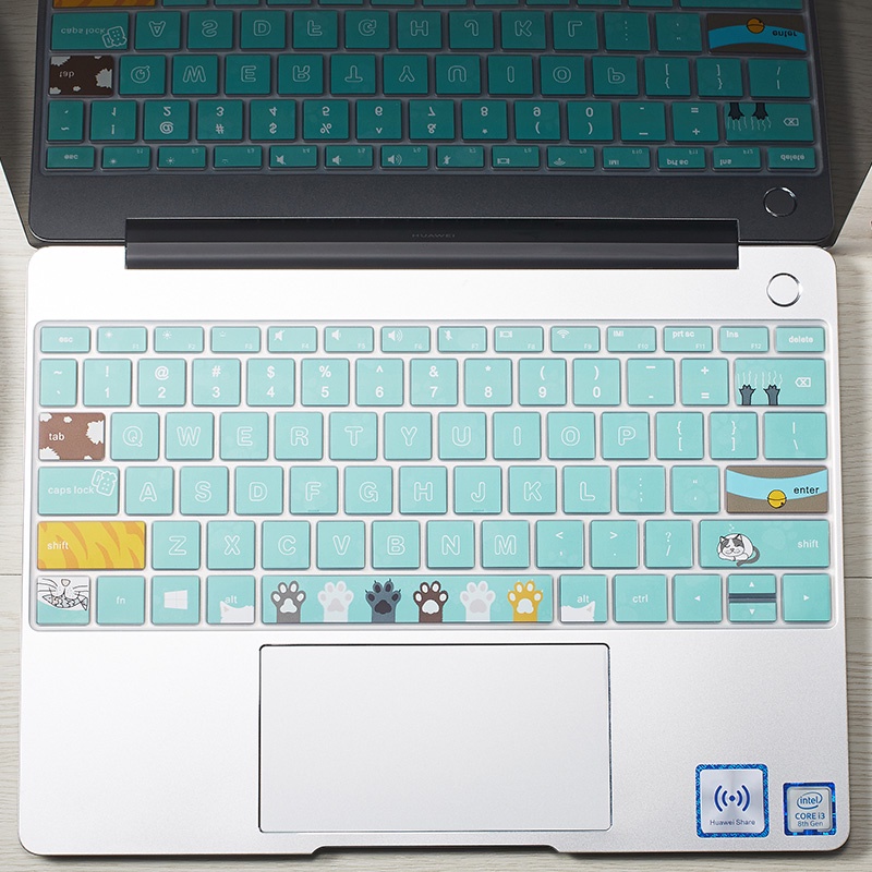 Film Pelindung Keyboard Bahan Silikon Motif Kartun Anti Debu Tahan Air Untuk Huawei 13S / 14S MateBook X Pro 2022