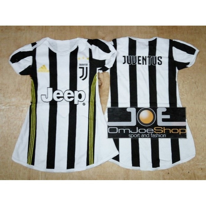 Promo Baju Bola Anak Cewek / Baby Dress Anak Bola Juventus Home 17/18