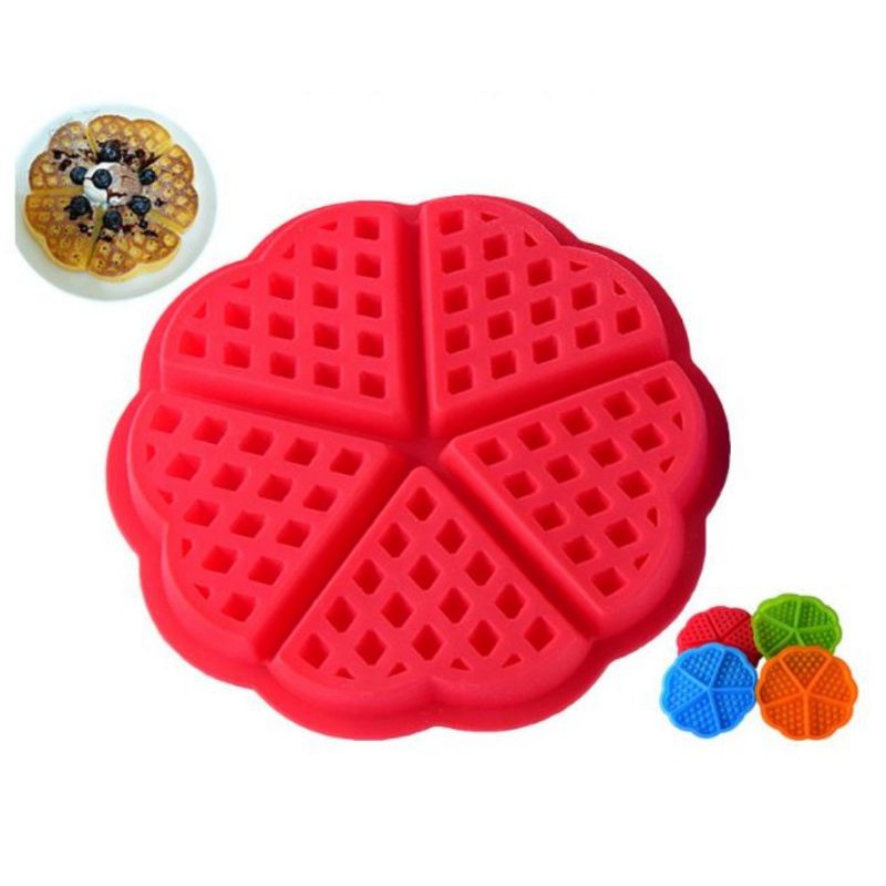 Loyang silicone waffle cetakan waffle non stick baking mould