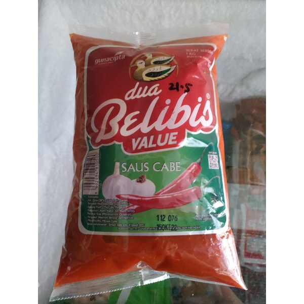 

Belibis sambal 1kg