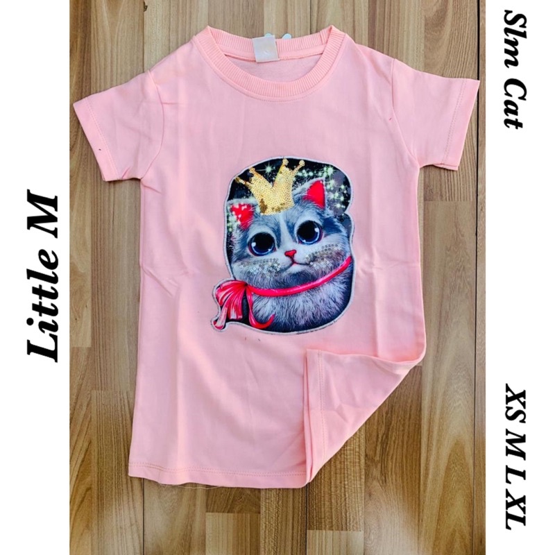 Kaos Anak Little M size L Motif Cantik