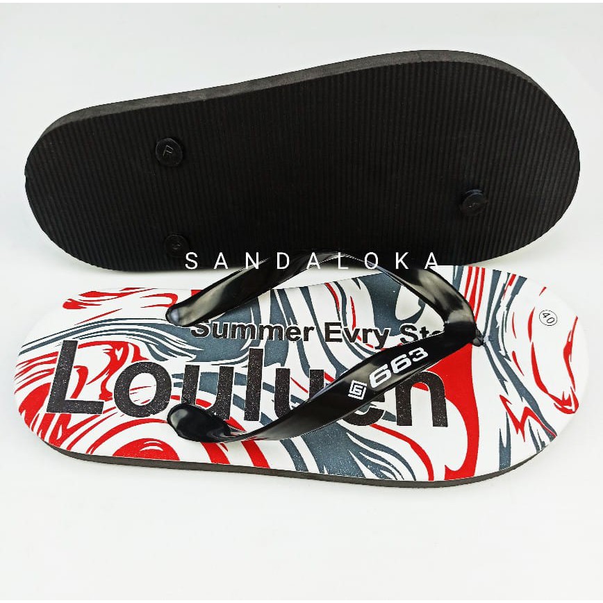 Sandal Jepit Pria Summer Every Step LOULUEN | Sendal Distro Surfing Casual | Sandal Jepit