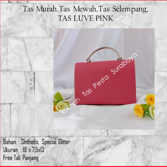 Tas Murah,Tas Mewah,Tas Selempang,TAS LUVE PINK