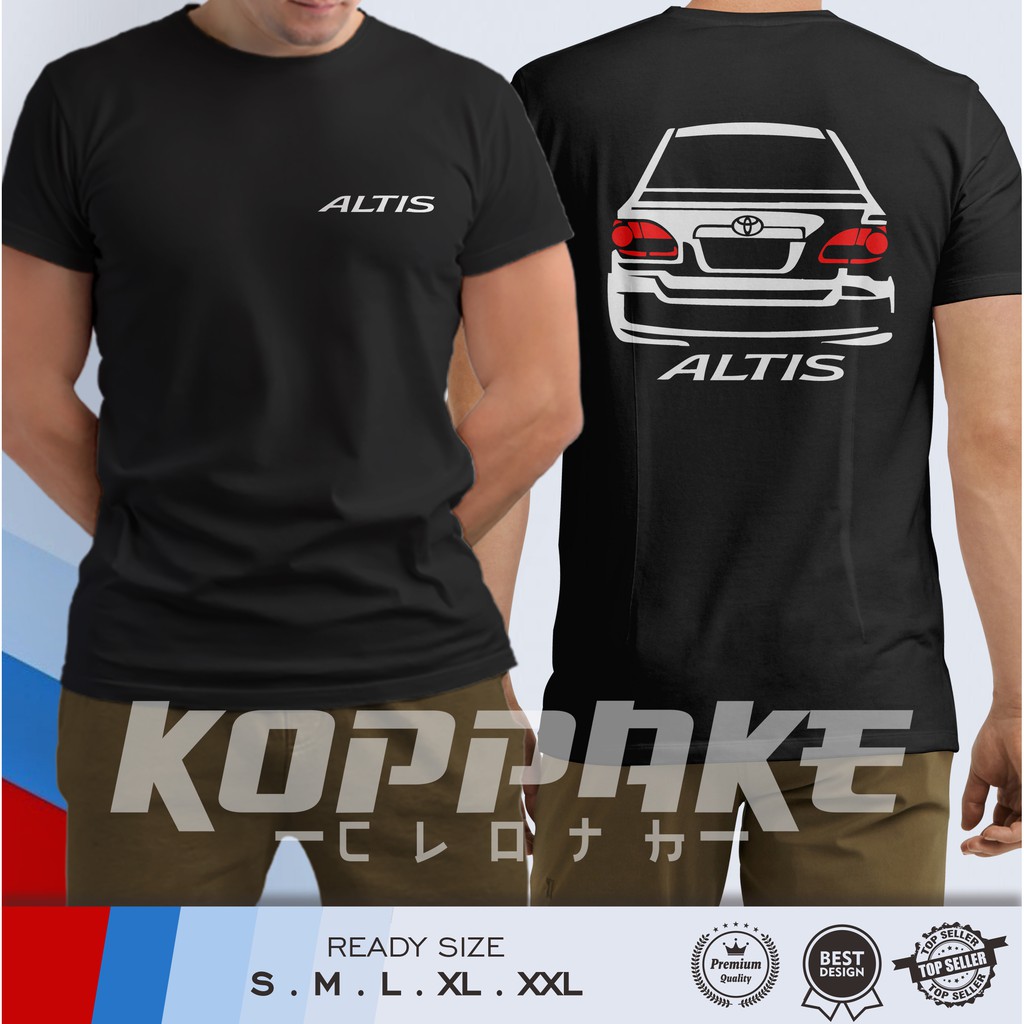 Kaos Mobil Toyota Corolla Altis Rear Baju Otomotif