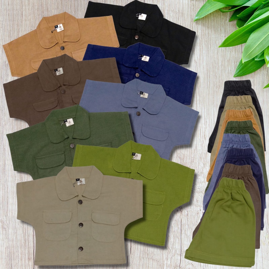 SAMMY SET ( Baju Setelan Anak & Bayi )