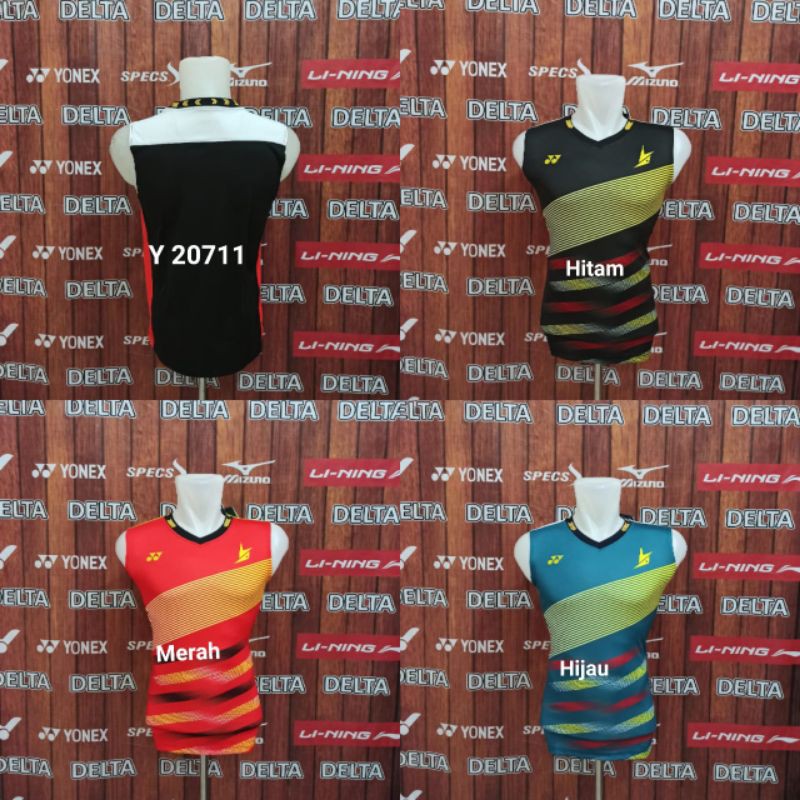 Kaos Badminton Bulutangkis Yonex Baju Singlet Bulutangkis Yonex Y 20711 Impor