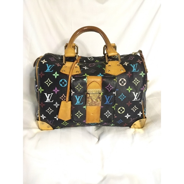 preloved lv speedy multicolored ada noser