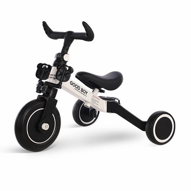 Sepeda Anak Tricycle Pushbike 3 in 1 Good Boy - Good Girl Balance Bike garansi termurah murah-putih