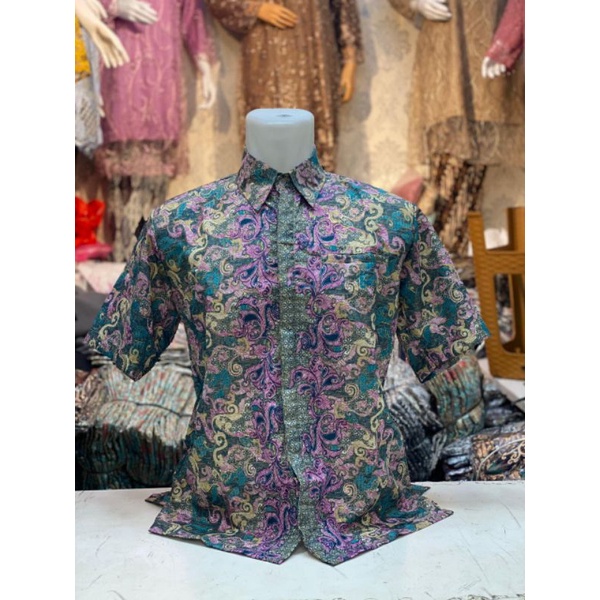 COD//KEMEJA BATIK//KEMEJA BATIK LENGAN PENDEK//KEMEJA BATIK COUPLE ROSE GOLD, PINK//TERLARIS