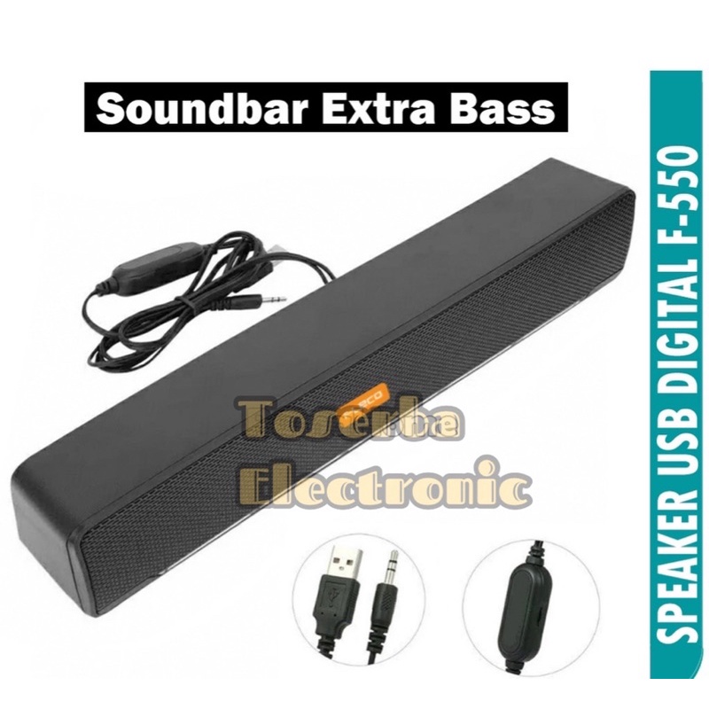 Speaker soundbar Laptop / PC / Gaming Super Bass Portable, power full Mini Soundbar