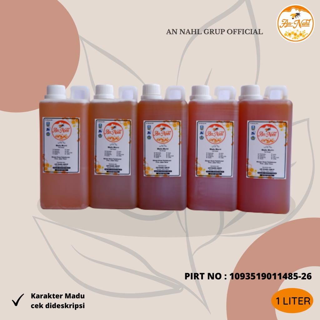 

Madu Murni AN-NAHL 1Liter Kemasan Jerigen