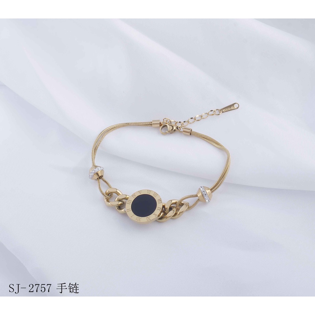 Gelang Titanium Permata Perhiasan Fashion 3327/2757