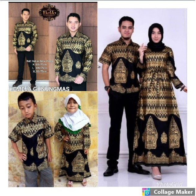 30+ Ide Motif Baju Batik Couple Keluarga Modern