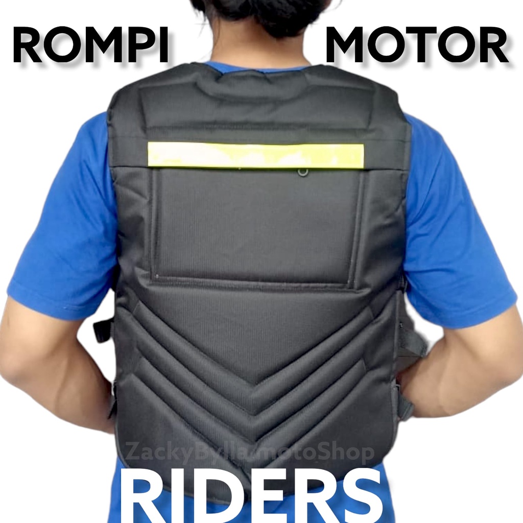 Rompi Motor Promotor Riders | Pelindung Dada Bikers | Rider