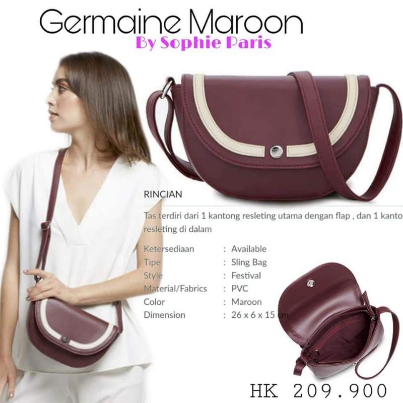 TAS GERMAINE MAROON SOPHIE