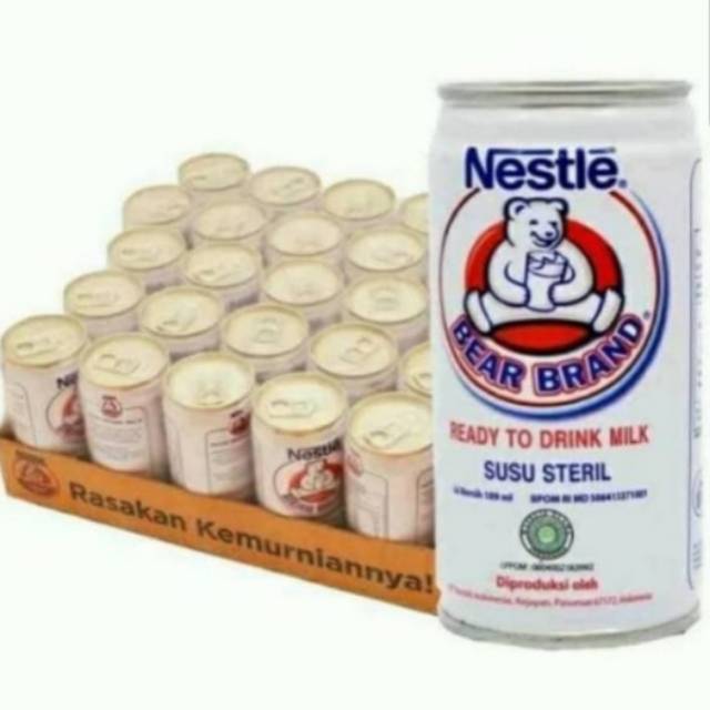 Termurah Susu Nestle Bear Brand 189mlx30pcs 1 karton